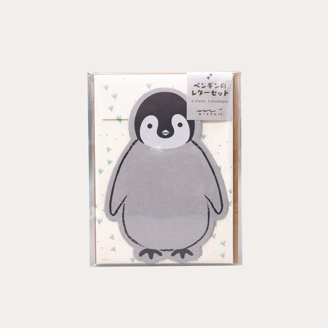 Die-cut Penguin Letter Set