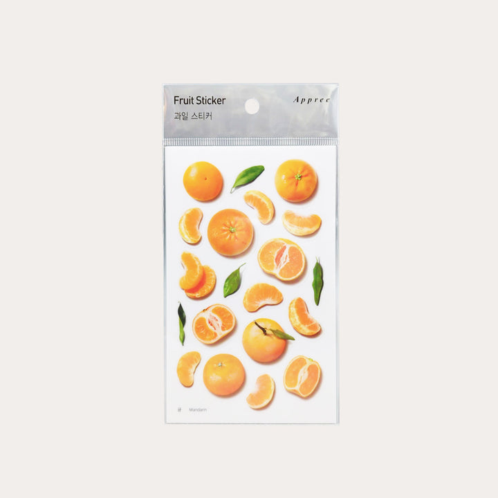 Mandarin Fruit Sticker