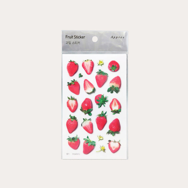 Strawberry Fruit Sticker