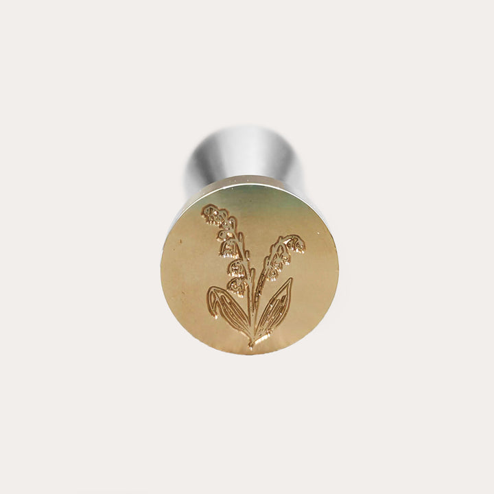 Lily of the Valley Brass Handle Wax Seal Set