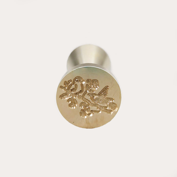 Birds Brass Handle Wax Seal Set