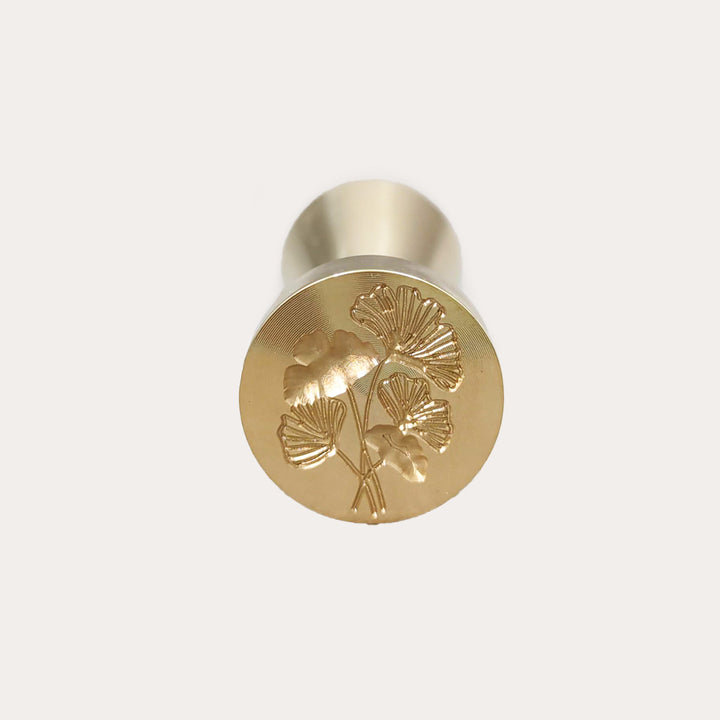 Ginkgo Brass Handle Wax Seal Set