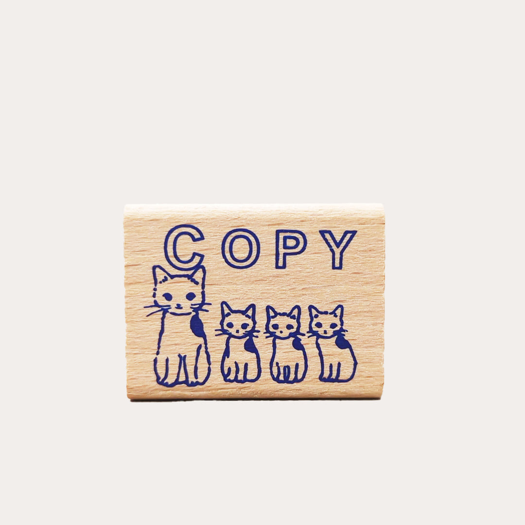 Copy Cat Wooden Stamp