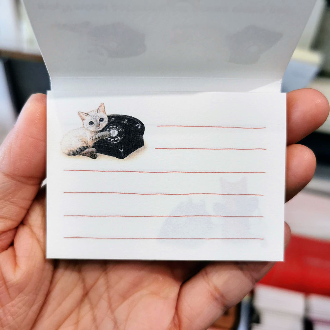 Mini Cat Telephone Notepad