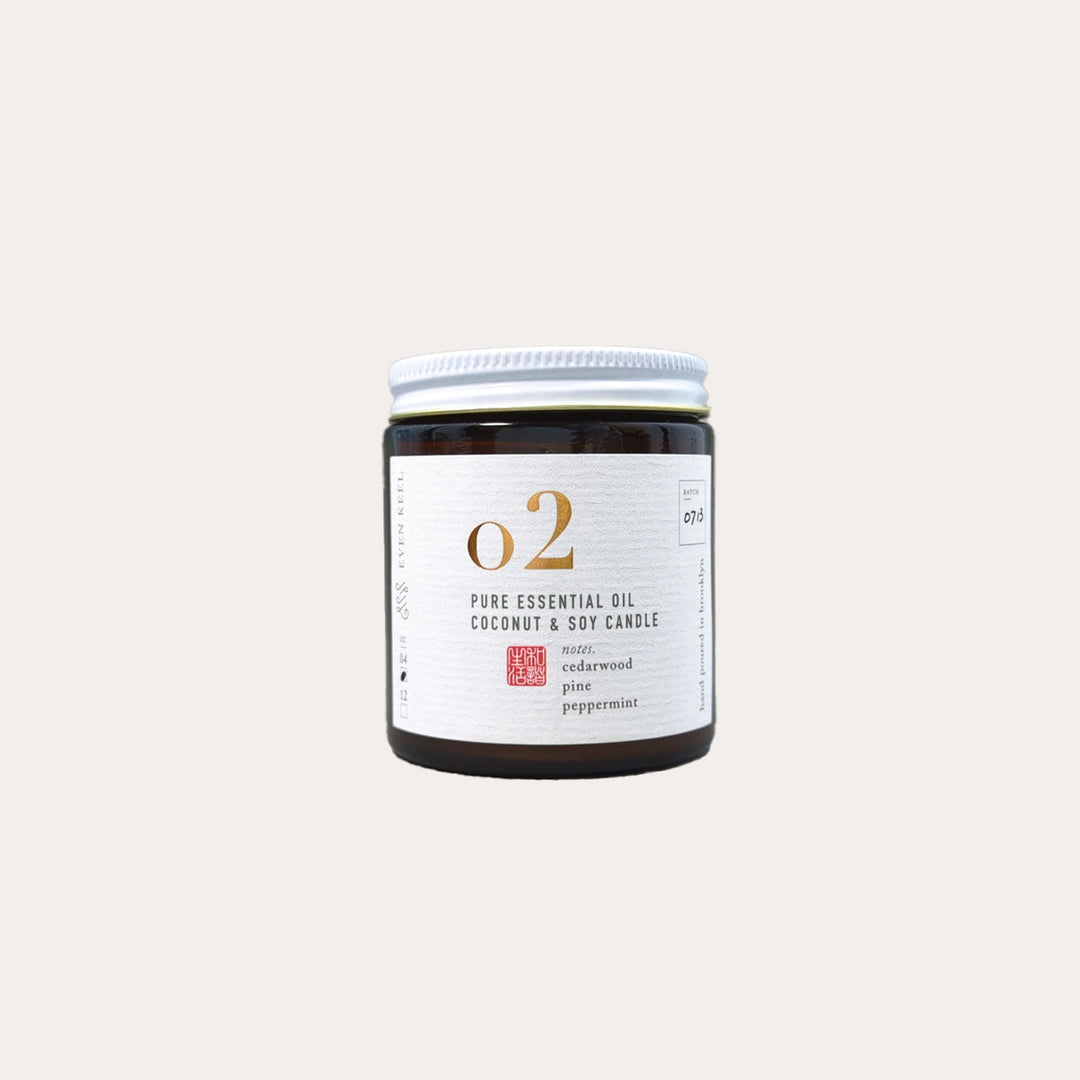 02 Austrian Pine Essential Oil Soy Candle