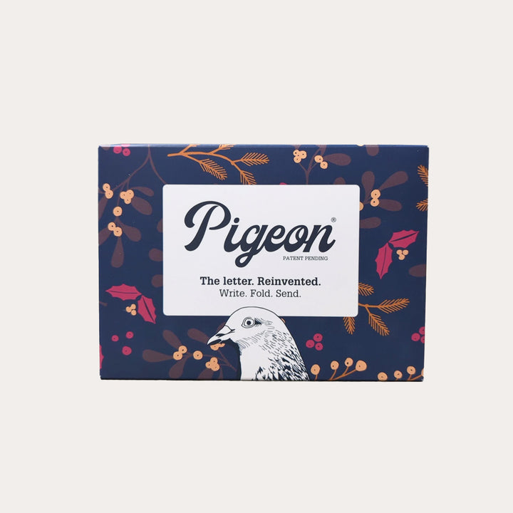 Winter Berry Pigeons Folded Origami Lettering Set *