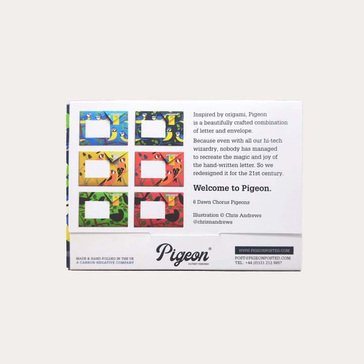 Dawn Chorus Pigeons Folded Origami Lettering Set*