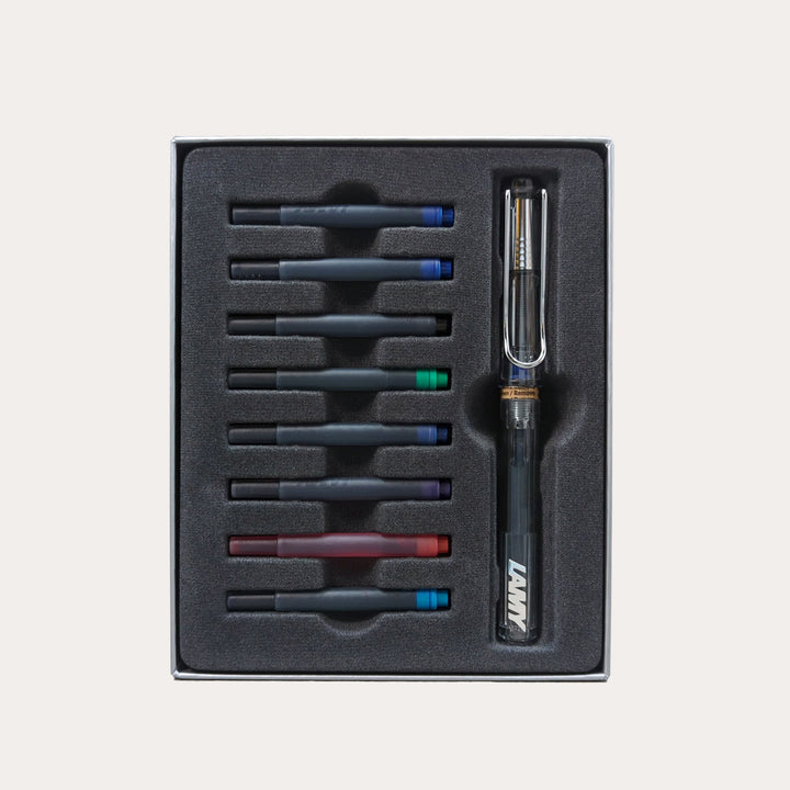Safari Fountain Pen and Cartridges Gift Set
