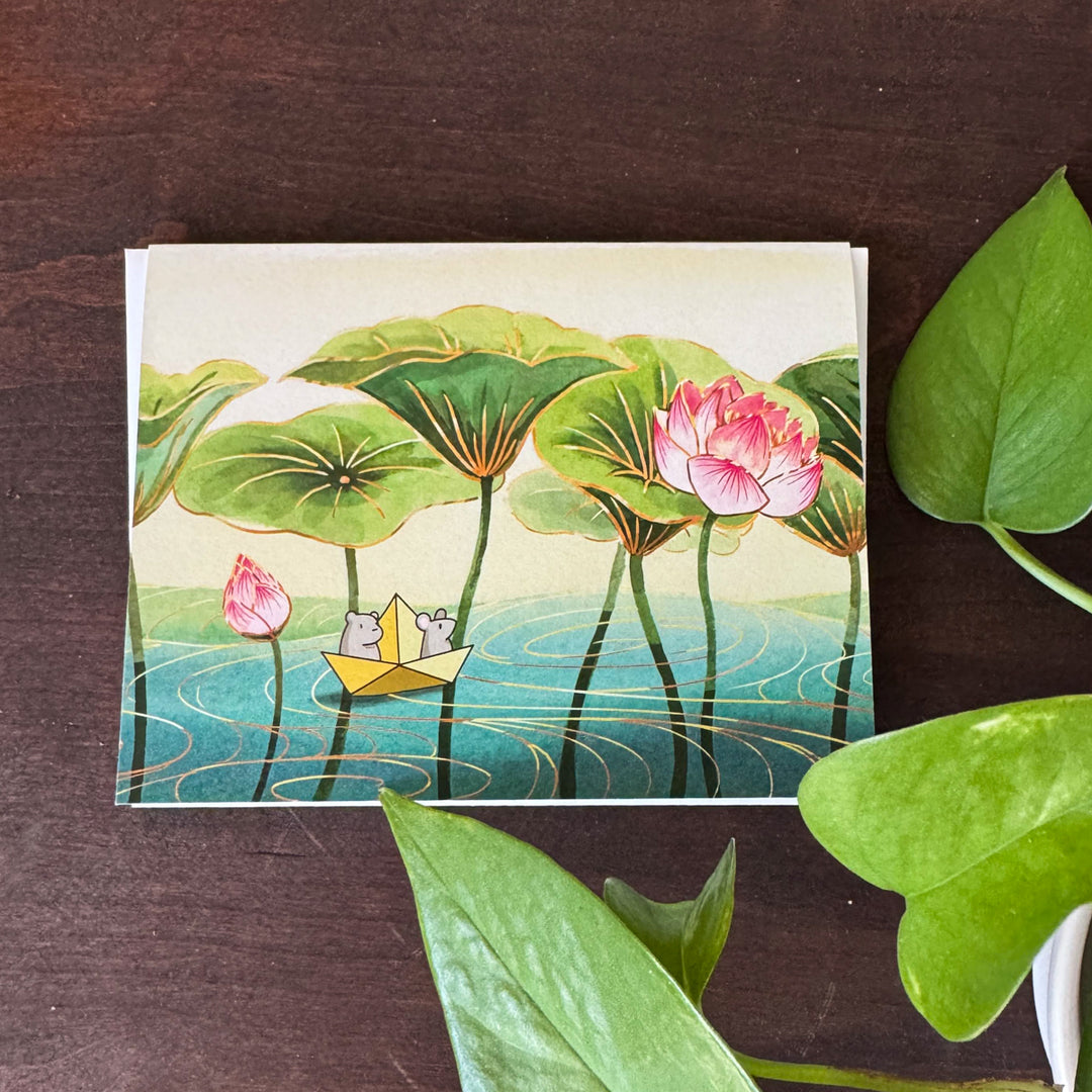 Flowing Friendship | Greeting Card