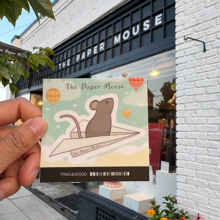 The Paper Mouse | Vinyl Sticker