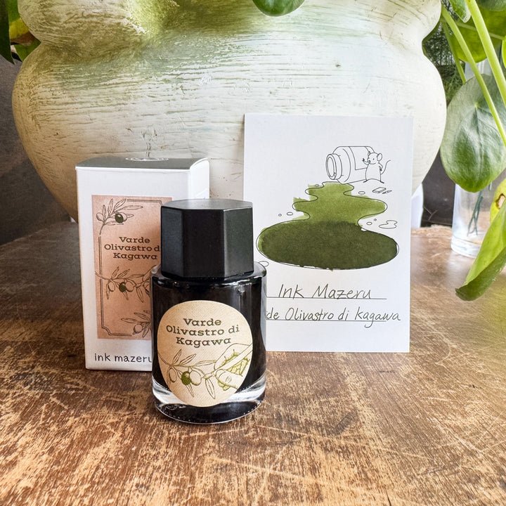 Varde Olivastro di Kagawa Fountain Pen Ink