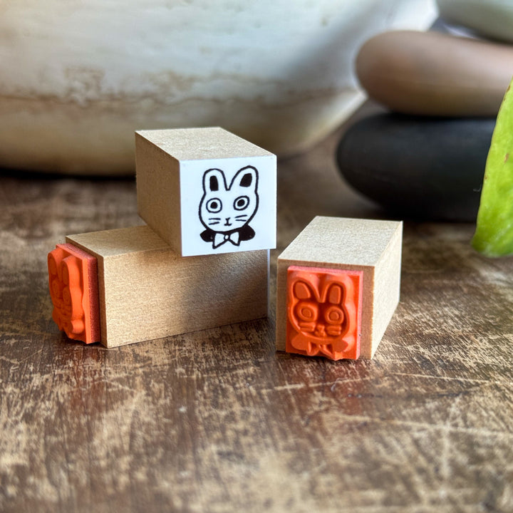 Sanby x Yumi Kitagishi Stamp | Chibi Rabbit
