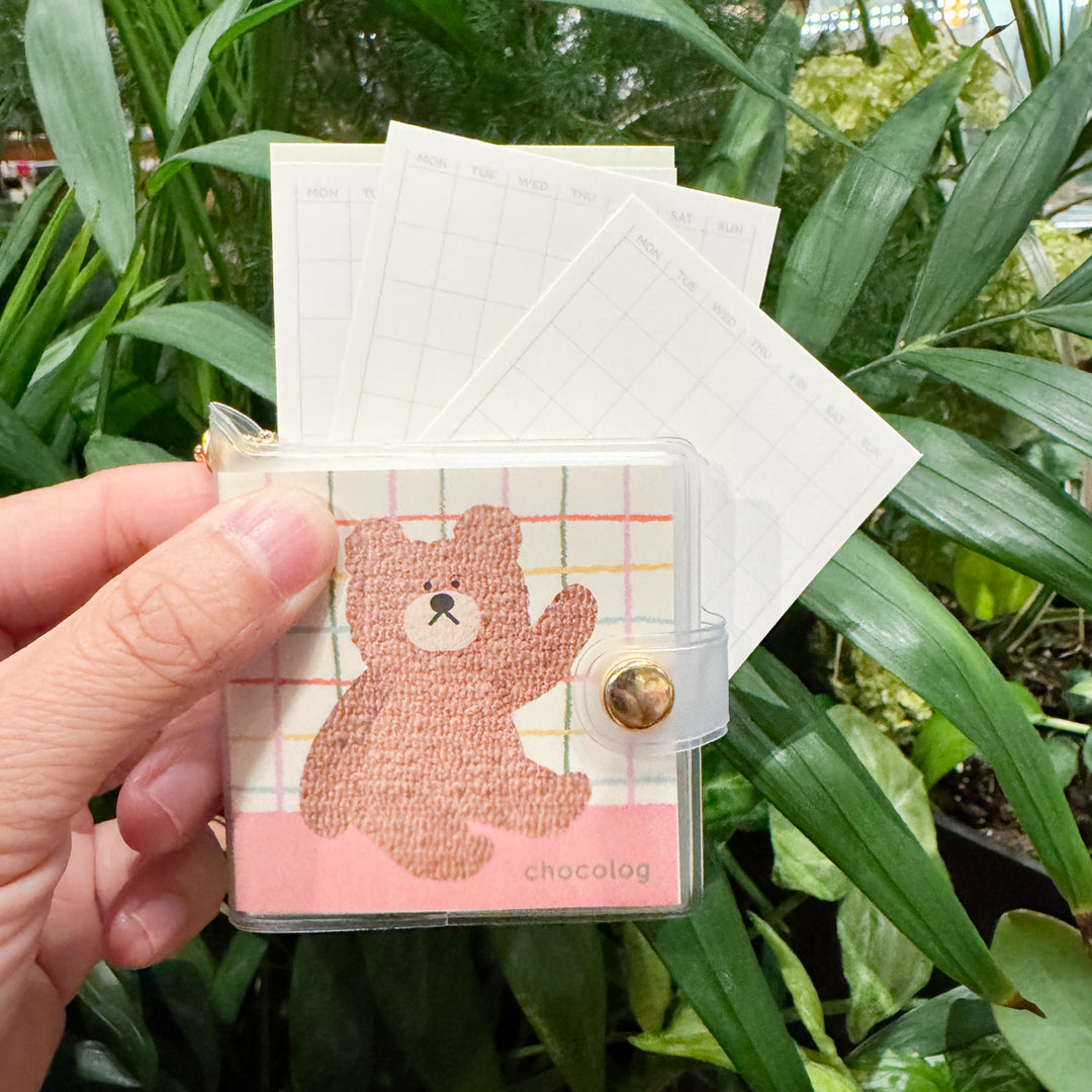 Chocolog Mini Notebook Charm | Bear