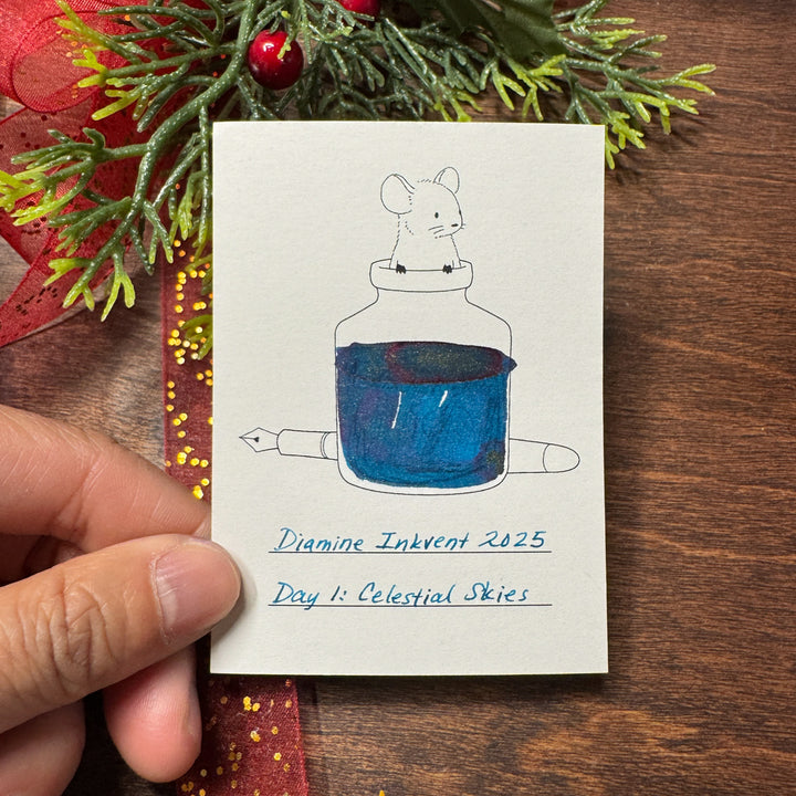 Diamine Inkvent Calendar 2025 Teal Edition