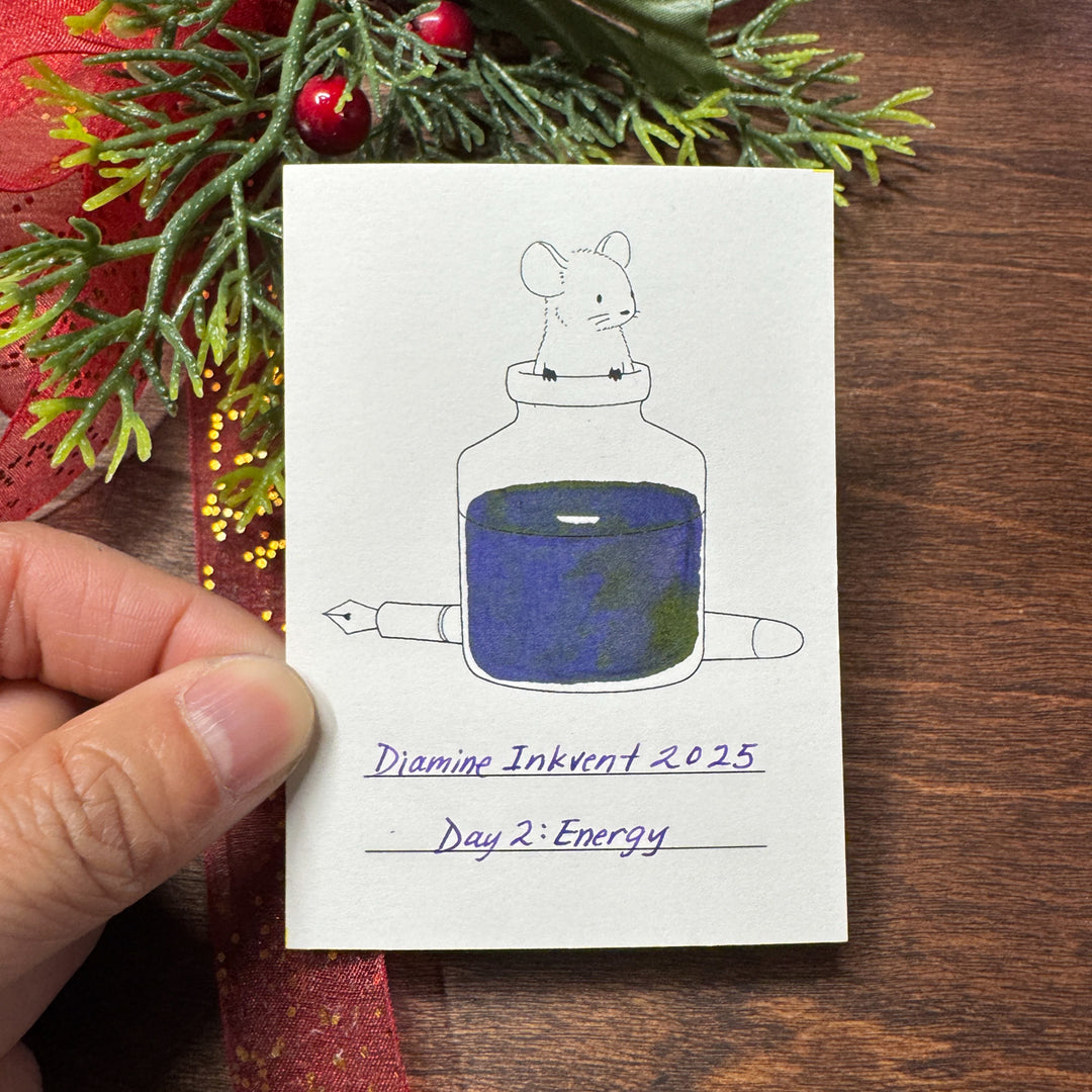 Diamine Inkvent Calendar 2025 Teal Edition