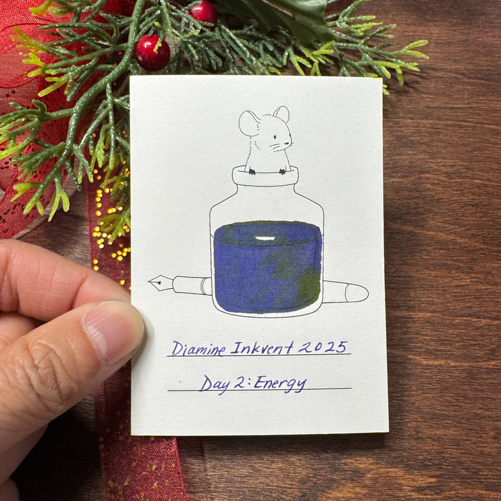 Diamine Inkvent Calendar 2025 Teal Edition