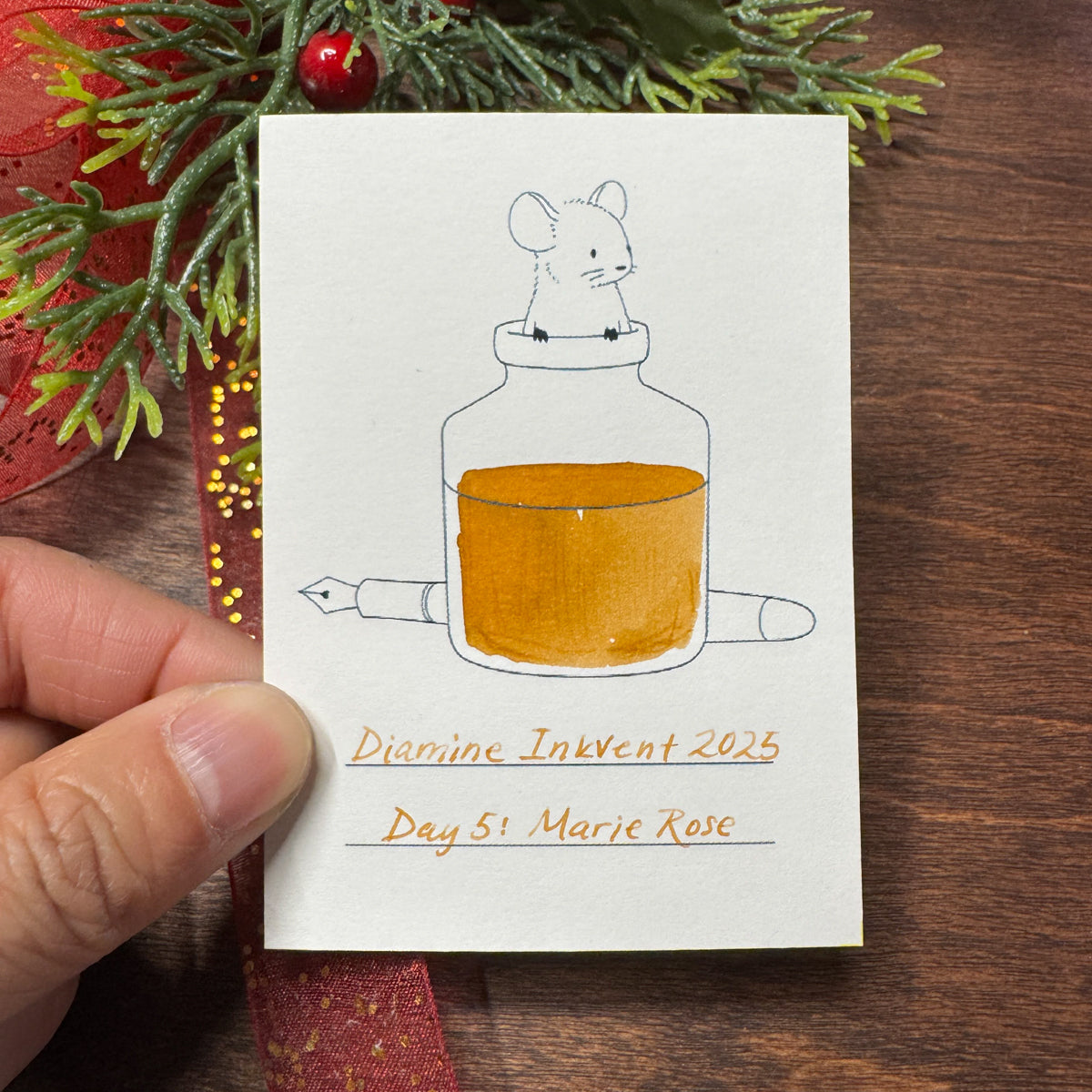 ダイアミンDIAMINE The Inkvent Calendar 2025 diamine-2025-inkvent-calendar-