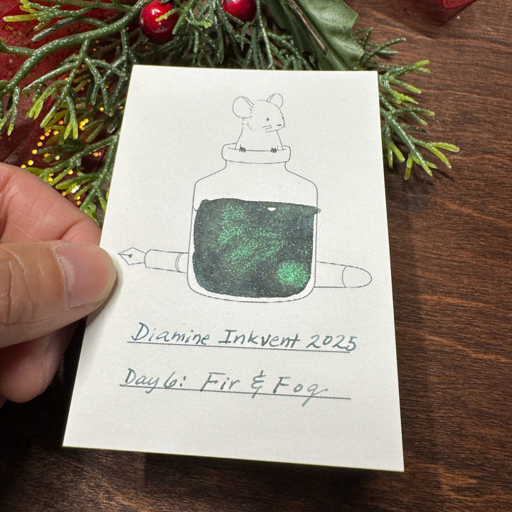 Diamine Inkvent Calendar 2025 Teal Edition