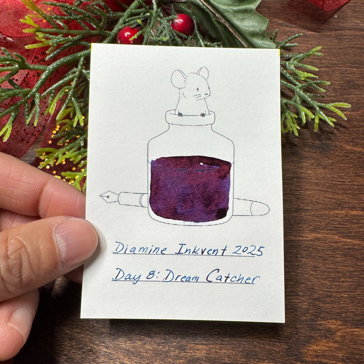 Diamine Inkvent Calendar 2025 Teal Edition
