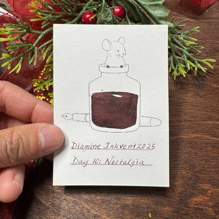 Diamine Inkvent Calendar 2025 Teal Edition