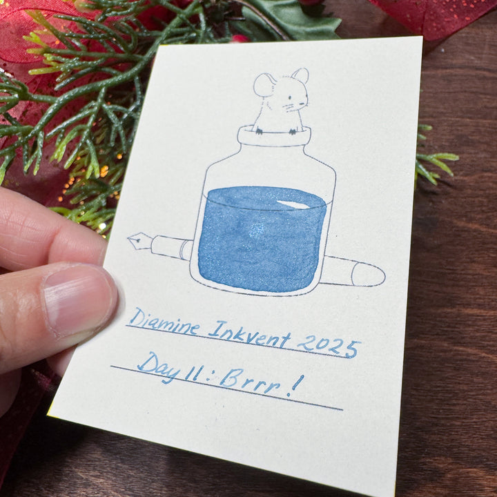 Diamine Inkvent Calendar 2025 Teal Edition