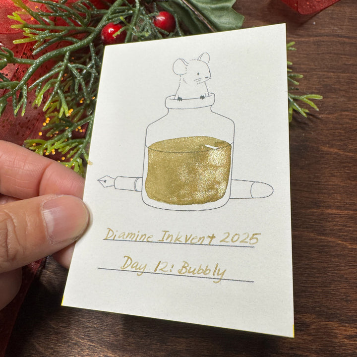 Diamine Inkvent Calendar 2025 Teal Edition