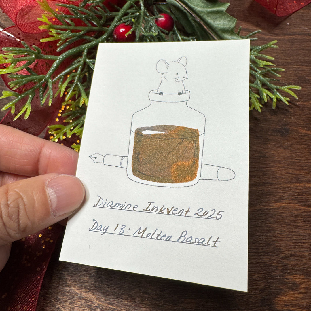 Diamine Inkvent Calendar 2025 Teal Edition