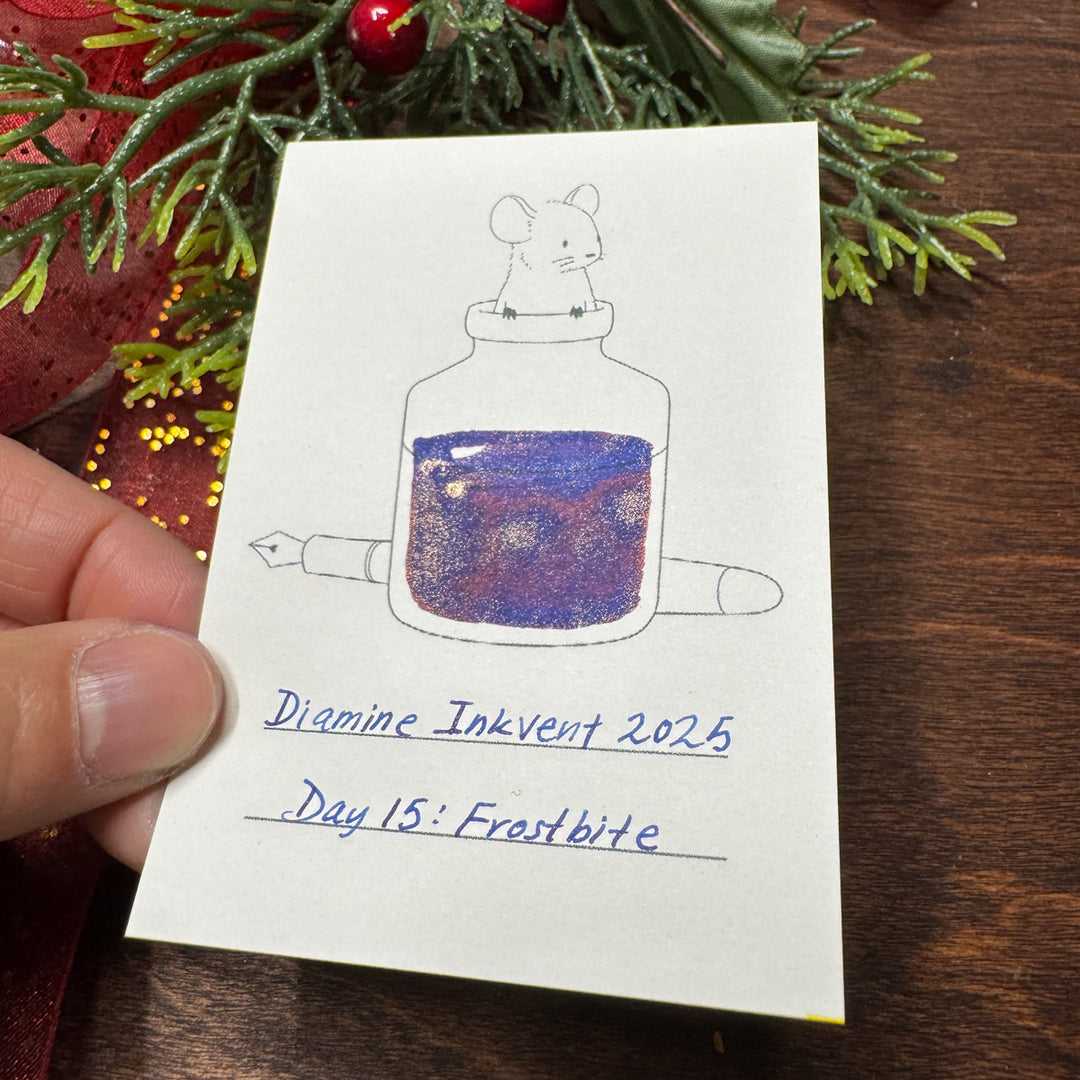 Diamine Inkvent Calendar 2025 Teal Edition