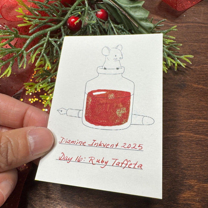 Diamine Inkvent Calendar 2025 Teal Edition