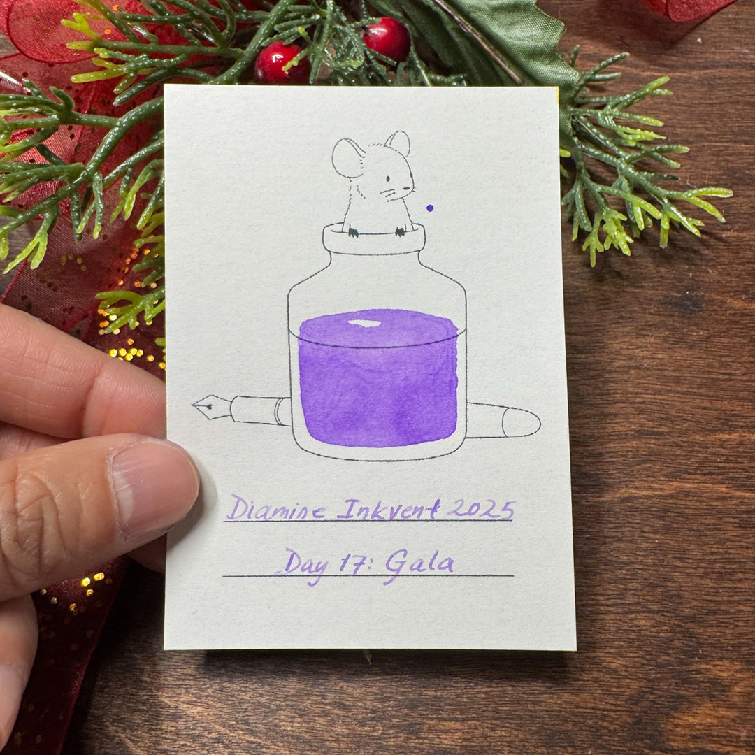 Diamine Inkvent Calendar 2025 Teal Edition