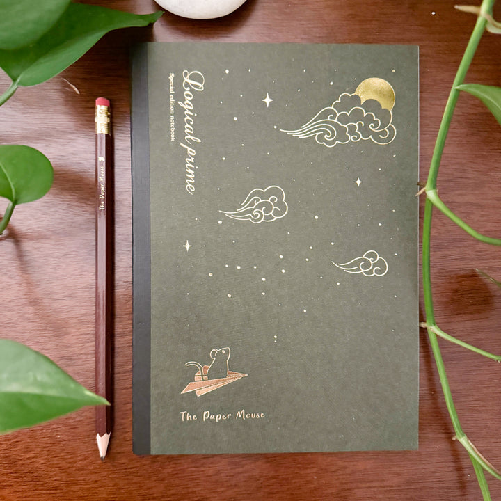 Fly Me to The Moon Logical Prime Notebook | 7mm Special Lined