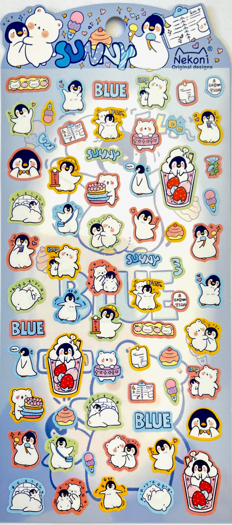 Penguin Party Sticker Set