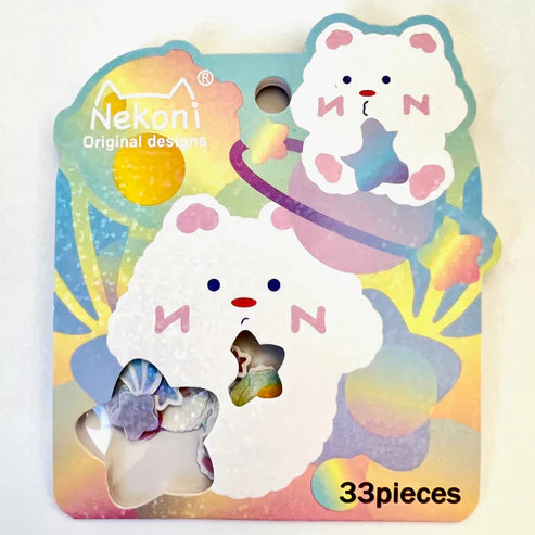 Cloud Bear Sticker Set