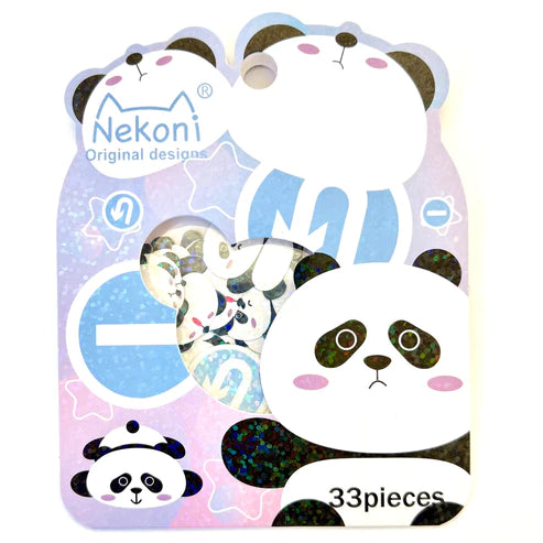 Panda Bear Sticker Set