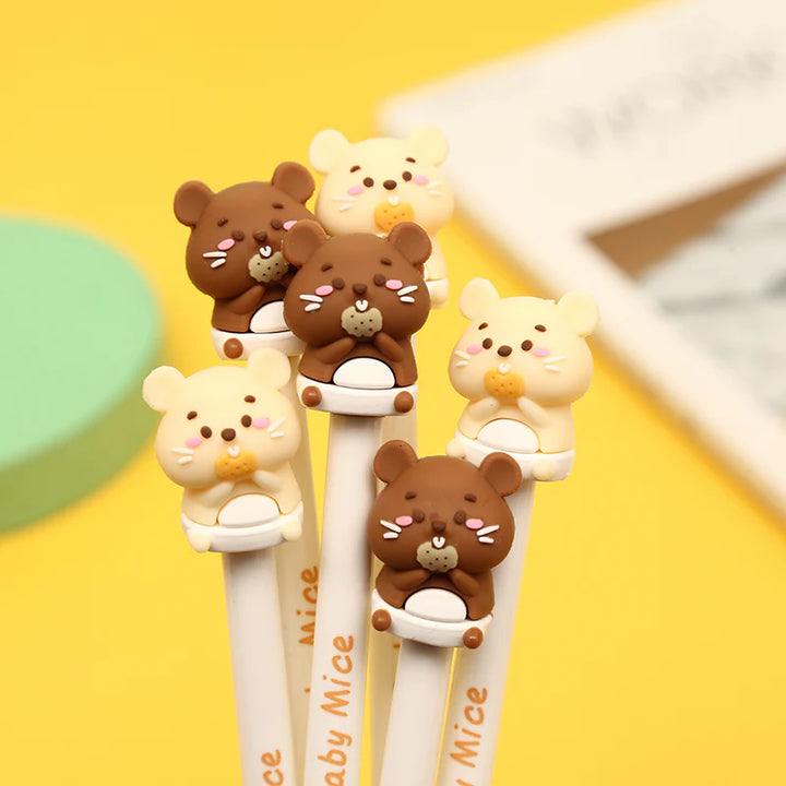 Baby Mouse Retractable Gel Pen | Assorted