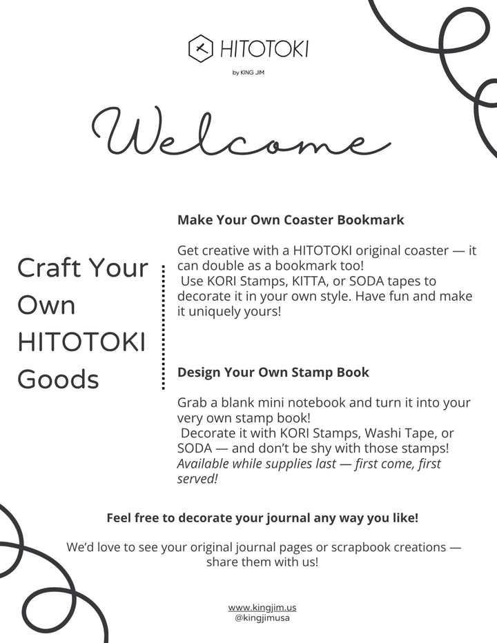 Pop-Up Shop: KING JIM and Nakabayashi