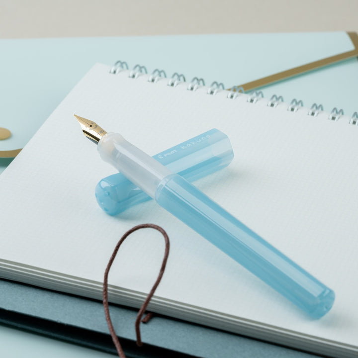 Kakuno Madoromi Fountain Pen | Azure Sky Light Blue