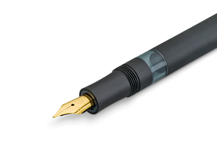 Piston AL Sport Fountain Pen | Black-Gold