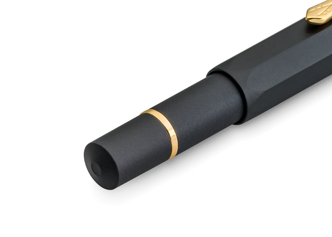 Piston AL Sport Fountain Pen | Black-Gold