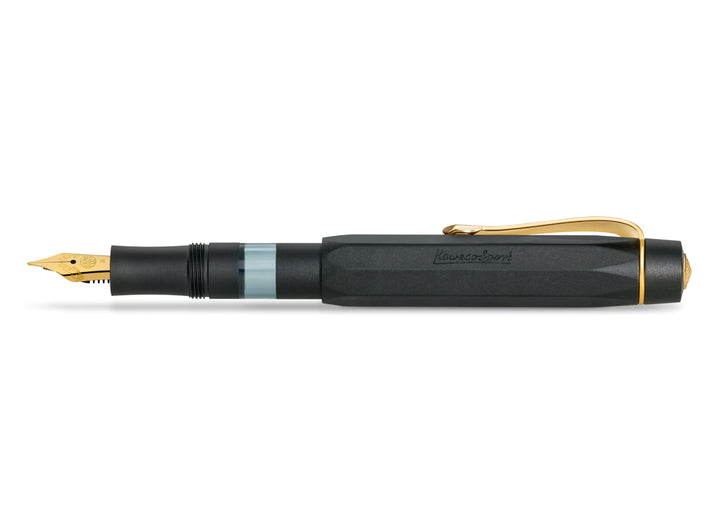 Piston AL Sport Fountain Pen | Black-Gold