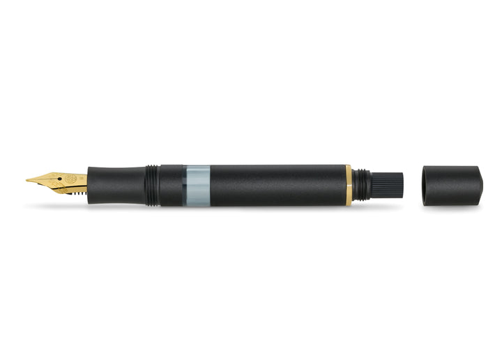 Piston AL Sport Fountain Pen | Black-Gold