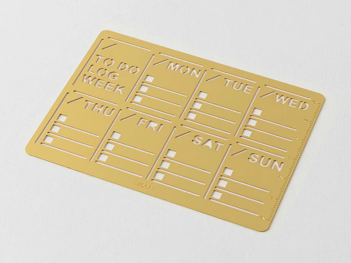 Weekly Diary Block Template