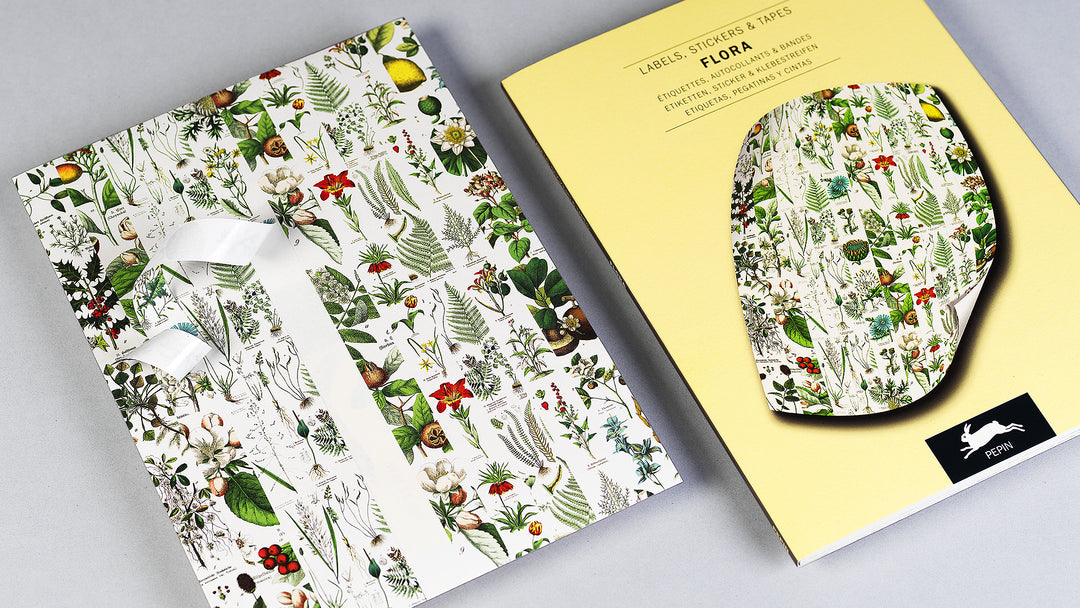 Flora Label, Sticker and Tape Book