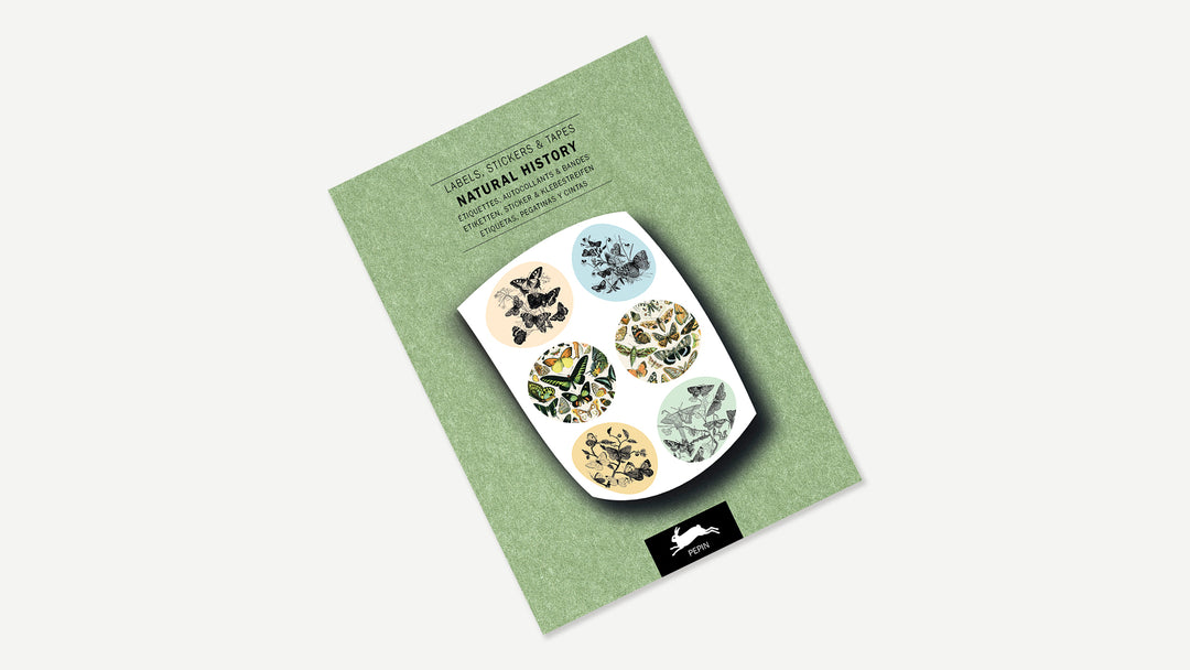 Natural History Label, Sticker and Tape Book