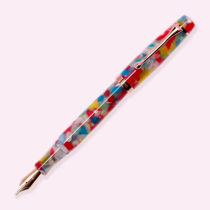 OPUS 88 Harmony Flower Fountain Pen | Rose Gold Accent | Special Edition
