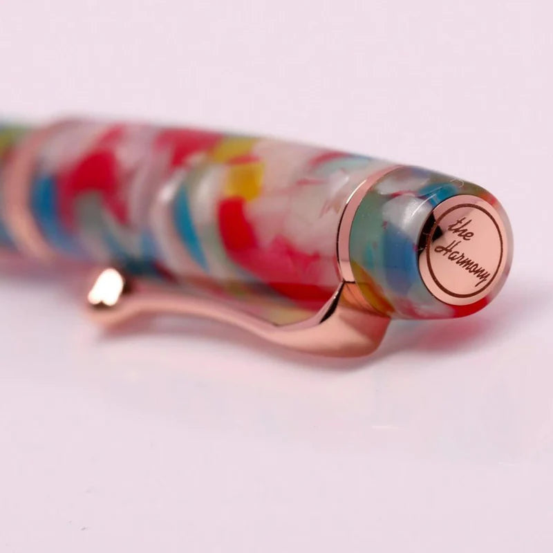 OPUS 88 Harmony Flower Fountain Pen | Rose Gold Accent | Special Edition