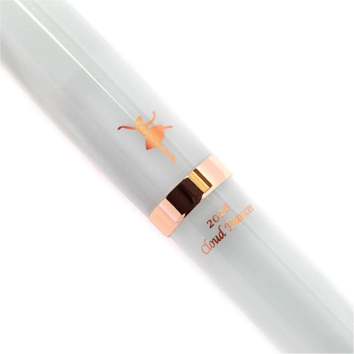 OPUS 88 Harmony Cloud Dancer Fountain Pen | Rose Gold Accent | Special Edition