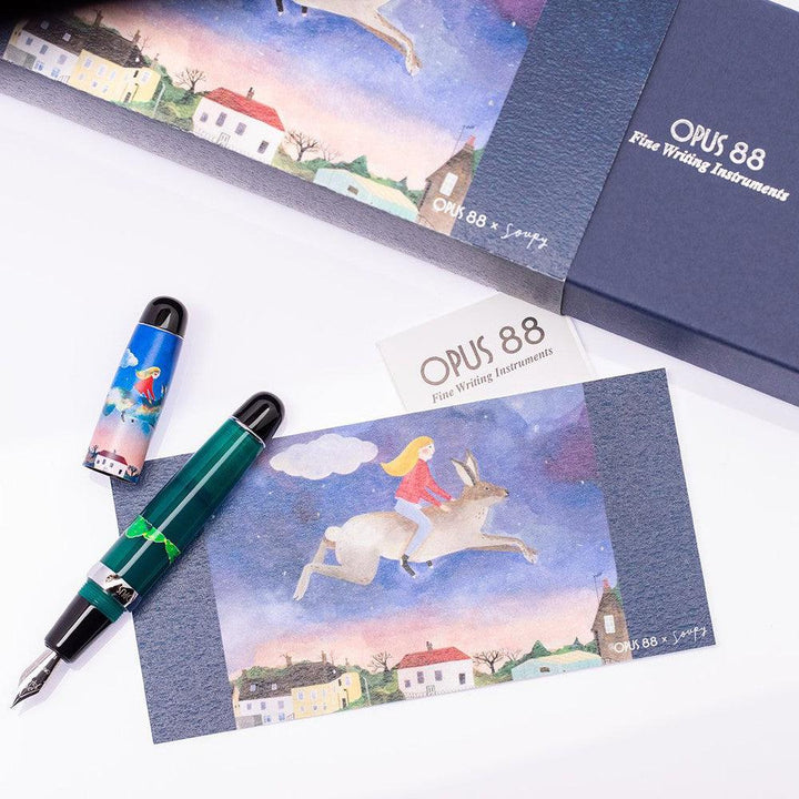 Soupy x OPUS 88 Flying Rabbit Mini Fountain Pen | Special Edition