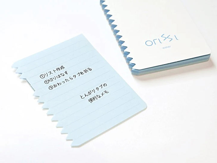 Orissi Checklist Memo Pad with Foldable Tab | Blue