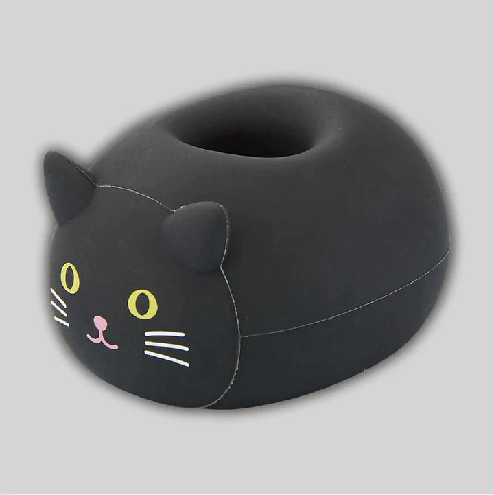 PuniLabo Black Cat Lying Pen Stand